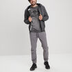 Pantalon de jogging taille à coulisse gris foncé homme