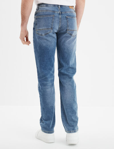 Jean stretch coupe regular denim double stone homme