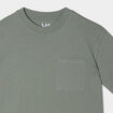 T-shirt oversize 1 poche manches courtes vert kaki garçon