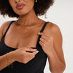 D&eacute;bardeur allaitement brassi&egrave;re int&eacute;gr&eacute;e noir femme maternit&eacute;