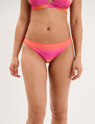 Bas de maillot de bain orange femme