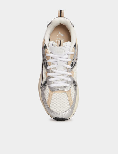 Baskets running Puma Milenio Tech gris argent femme