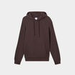 Sweat molleton à capuche hoodie marron foncé homme