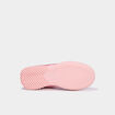 Tennis basses effet satin rose fille