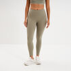 Legging de sport taille haute vert kaki femme