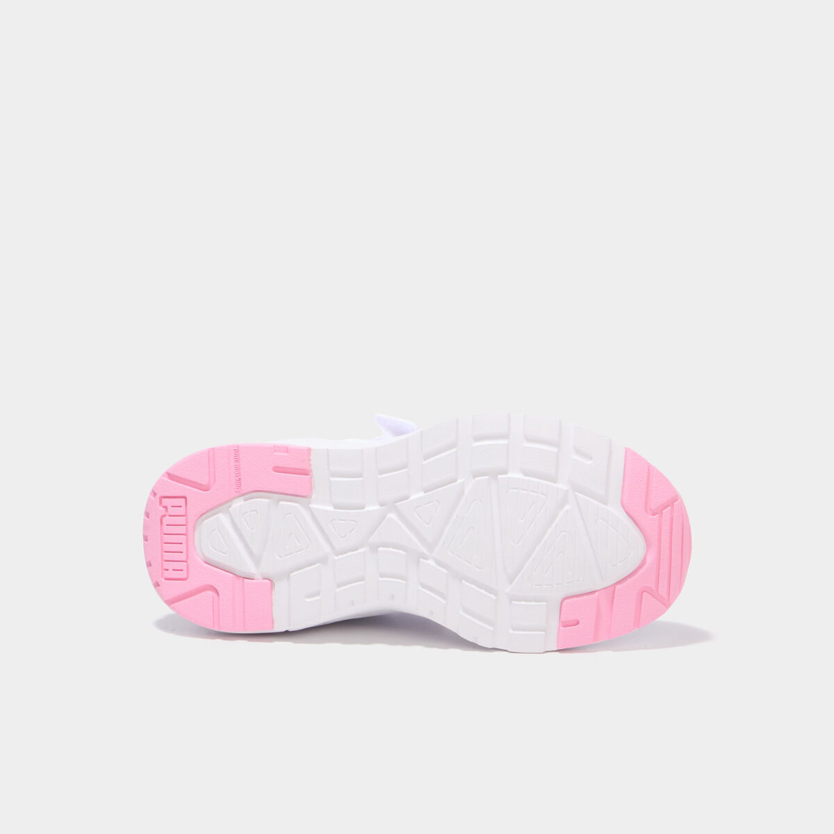 Baskets running &agrave; scratchs Puma Trinity rose clair fille