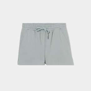 short de jogging taille elastiquee vert pastel femme Short de jogging taille élastiquée vert pastel femme