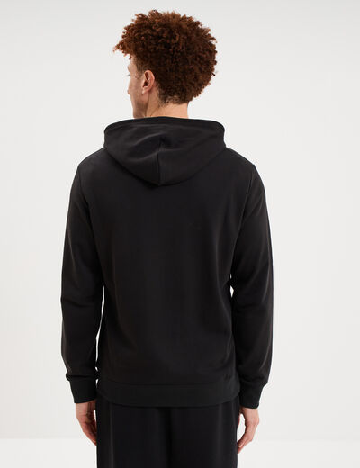 Sweat hoodie molleton Champion noir homme