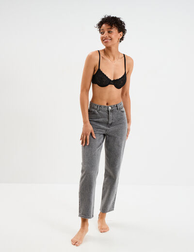 Soutien-gorge emboîtant dentelle noir femme