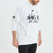 Sweat à capuche hoodie Naruto blanc homme