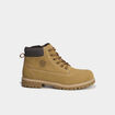 Boots fourr&eacute;es zipp&eacute;es &agrave; lacets camel gar&ccedil;on