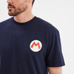 T-shirt manches courtes Super Mario bleu marine homme