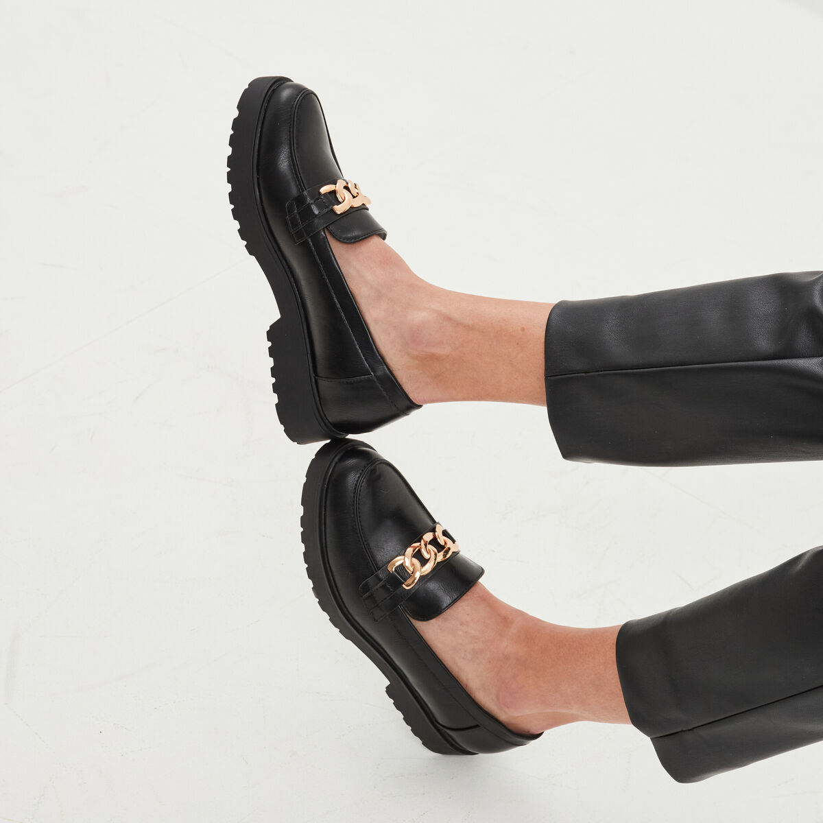 Mocassins à détails bijoux Liberto noir femme