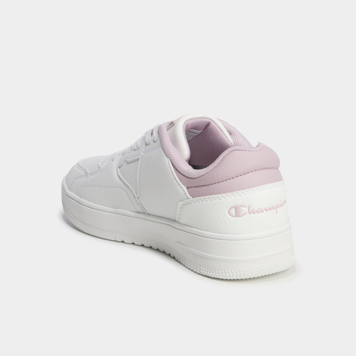 Baskets &agrave; lacets Champion RD25 rose femme