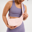 Sac banane en bandouli&egrave;re rose pastel femme