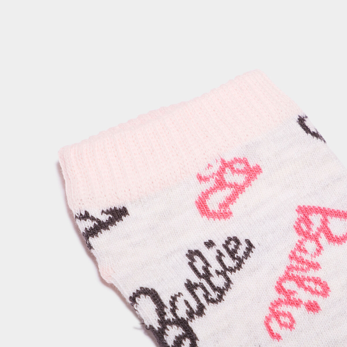 Lot de 3 paires socquettes Barbie rose fille