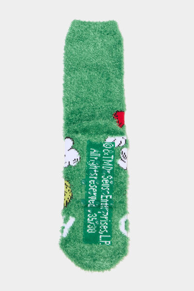 Lot 2 paires chaussettes Le Grinch vert gar&ccedil;on