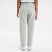 Jeans mom taille haute coton vert pastel femme