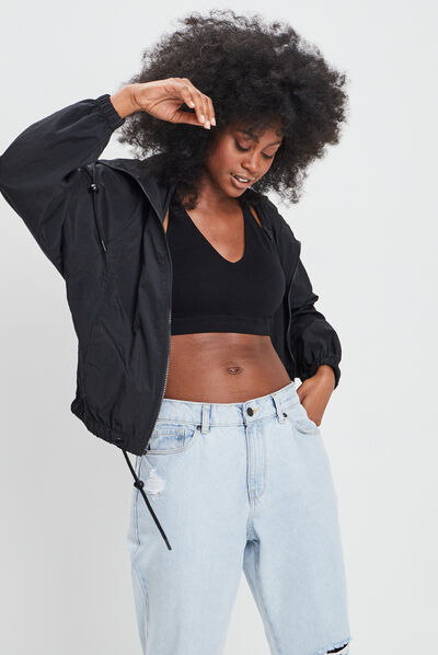 Soutien-gorge brassière noir femme