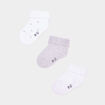 Lot 3 paires chaussettes blanc b&eacute;b&eacute;