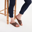 Mules brides croisées en cuir Kickers noir femme