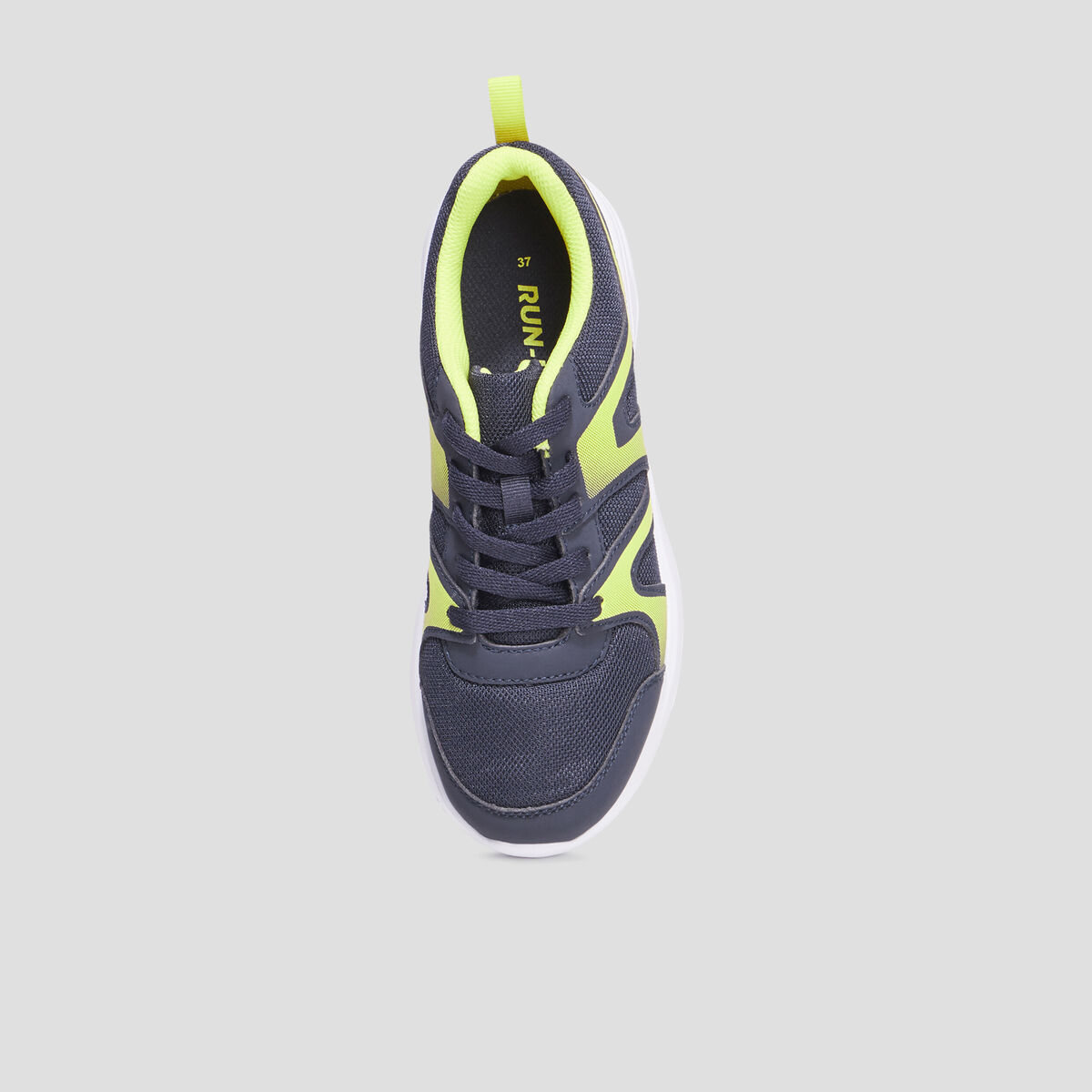 Baskets running à lacets Rexited bleu marine garçon