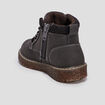 Bottines crantées marron garçon