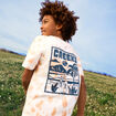 T-shirt col rond manches courtes Creeks orange fluo garçon