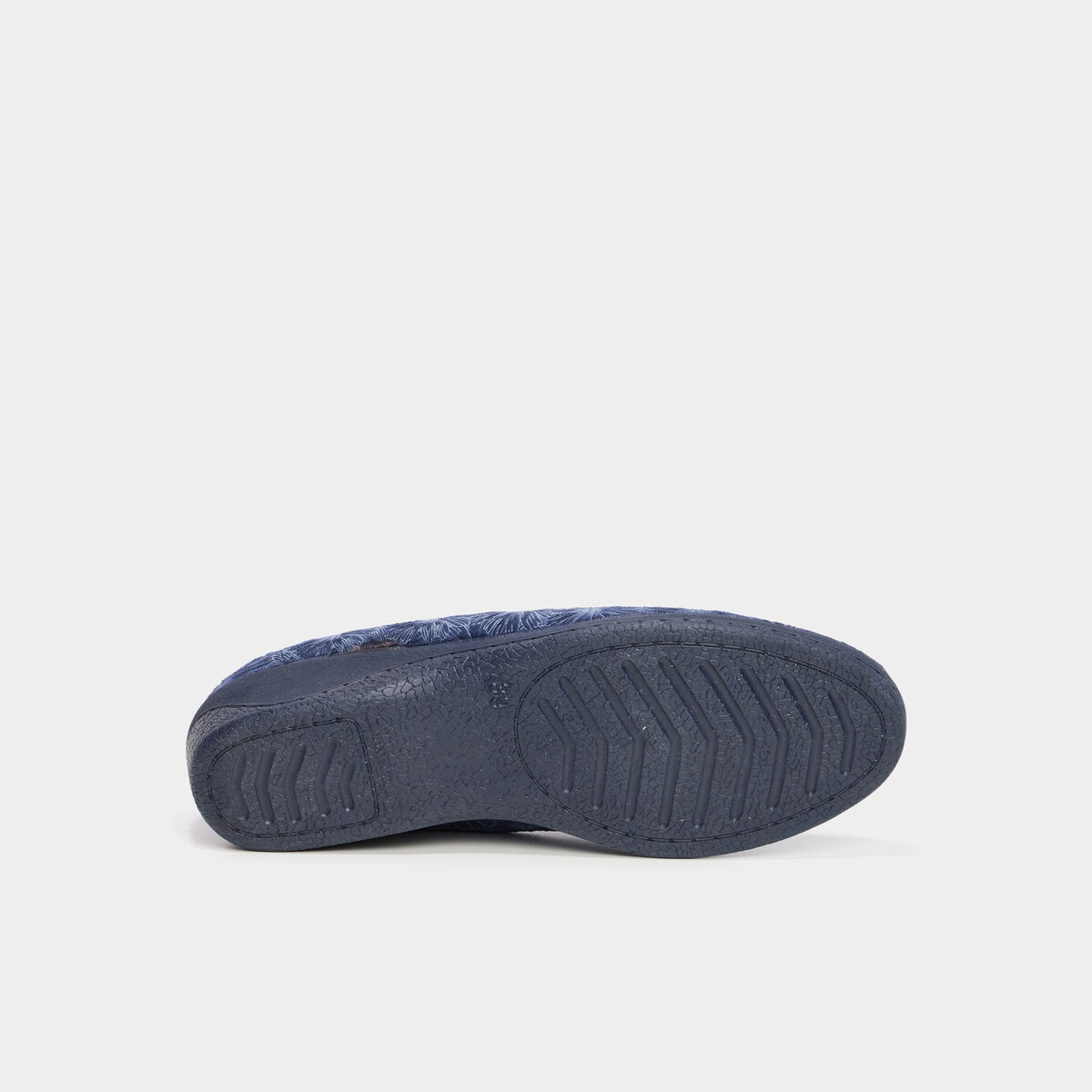 Chaussons compens&eacute;s bleu femme