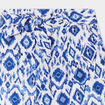 Short slouchy fluide ceinturé bleu fille
