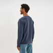 Pull col rond manches longues bleu homme