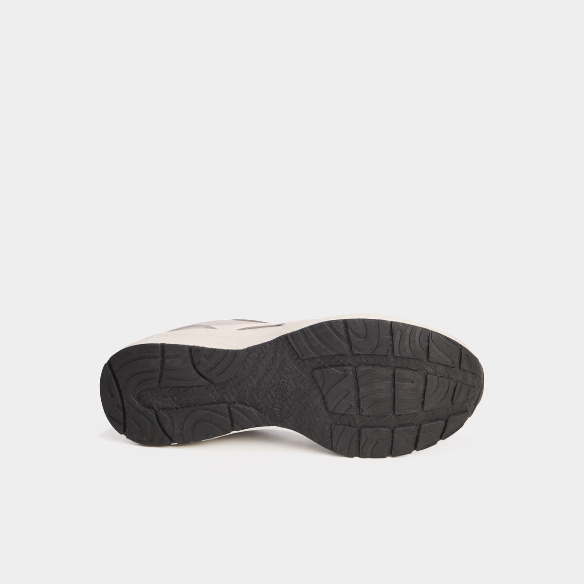 Baskets running de sport &agrave; lacets gris homme