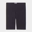 Legging court cycliste ajusté noir femme