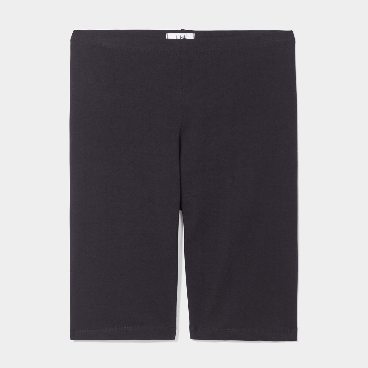 Legging court cycliste ajusté noir femme