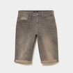 Bermuda short en jean regular denim gris homme