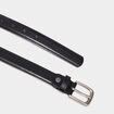Ceinture avec boucle noir mixte