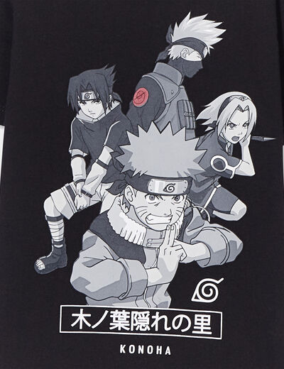 T-Shirt Naruto Manches Longues 100% Coton - Coupe Classique - Fan Naruto