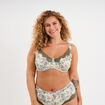 Soutien-gorge emboitant microfibre blanc femme grande taille