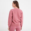 Sweat col rond manches longues vieux rose femme