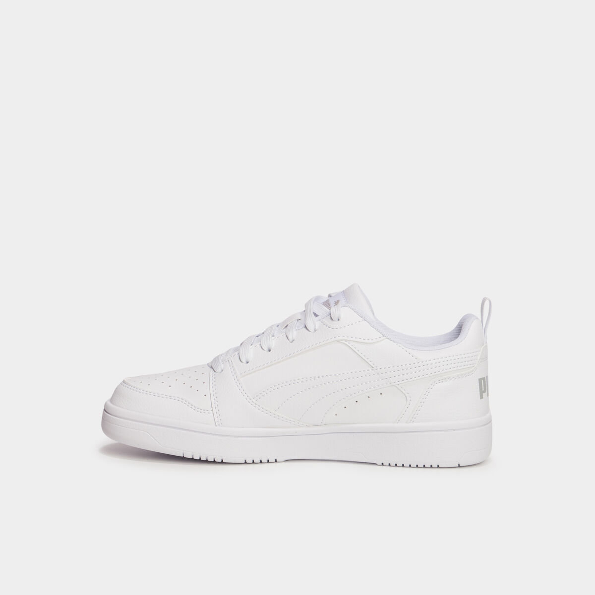 Tennis &agrave; lacets Puma Rebound V6 blanc fille