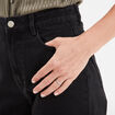 Bermuda en jean 5 poches Creeks denim noir femme