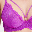 Soutien-gorge emboîtant dentelle violet femme