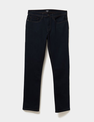 Jeans straight avec 5 poches denim brut clean homme