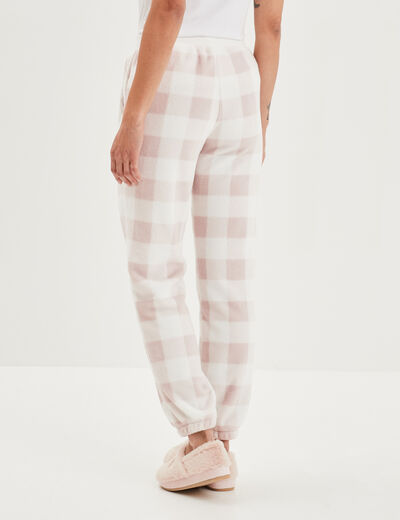 Pantalon de pyjama rose femme