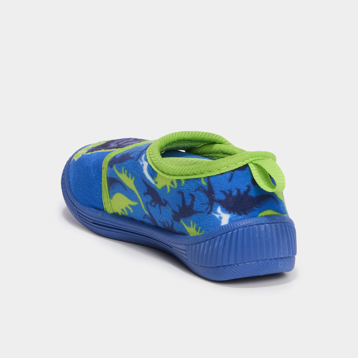 Chaussons &agrave; scratchs bleu gar&ccedil;on