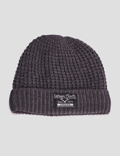 Bonnet Creeks gris foncé garçon