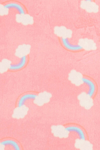 Ensemble pyjama 2 pièces velours rose fille