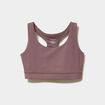 Brassi&egrave;re de sport dos nageur mauve femme