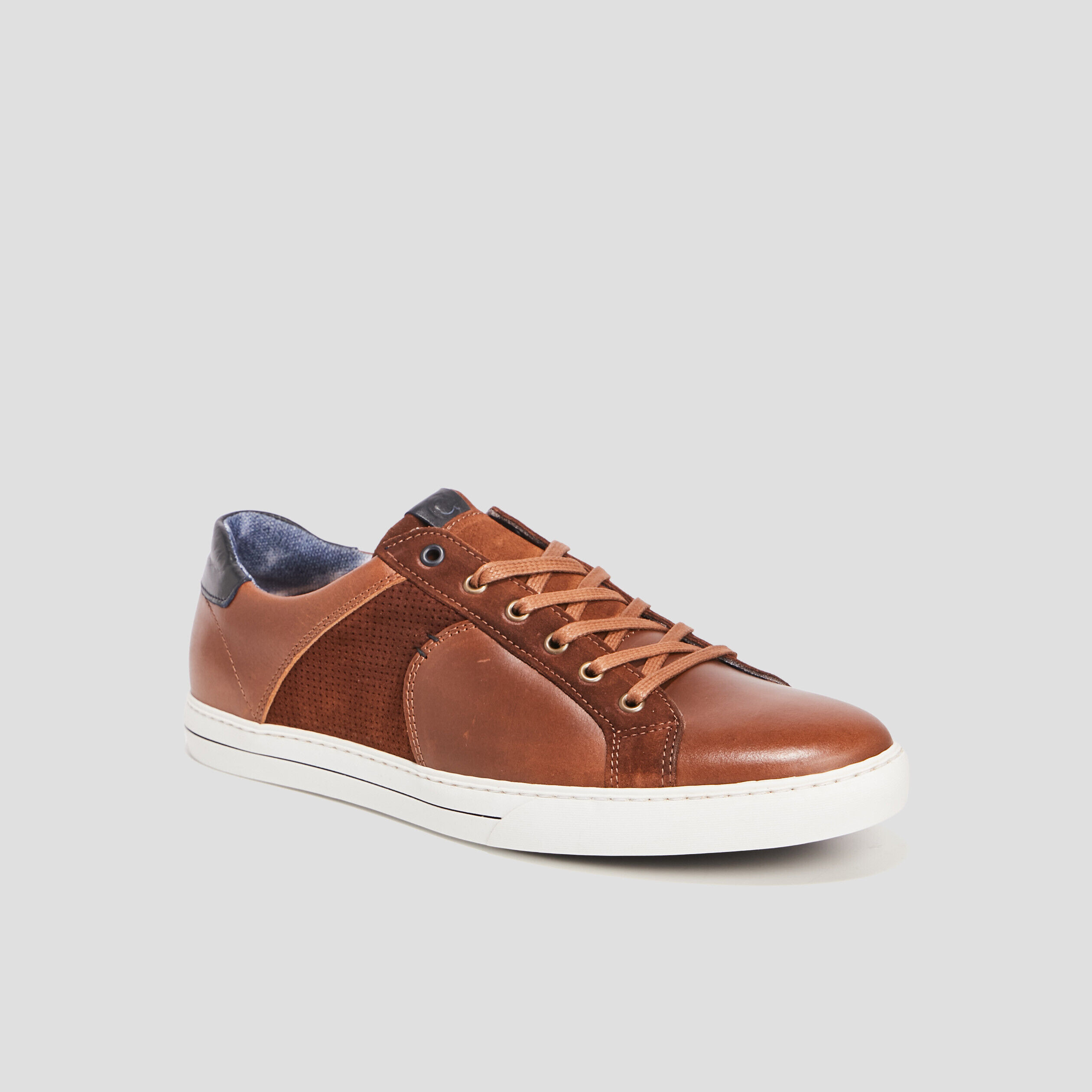 Tennis basses à lacets Creeks marron homme CREEKS