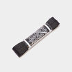 Lacet plat 120 cm Tawata noir mixte
